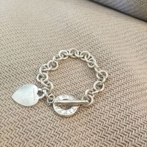 Tiffany and co toggle silver bracelet